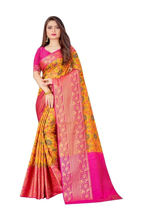 Dazzle in Divine Drapes: Kanjivaram Banarasi Silk Sarees - Your Festive Elegance!