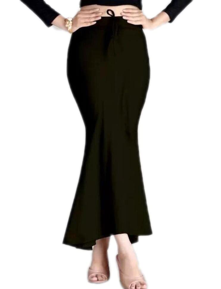 SIRIL Women'S Lycra Full Elastic Saree Shapewear Petticoat (180TK115-M –