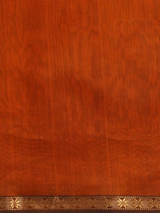 Pink & Orange Handloom Maheshwari Saree | Pure Cotton Silk with Blouse Piece