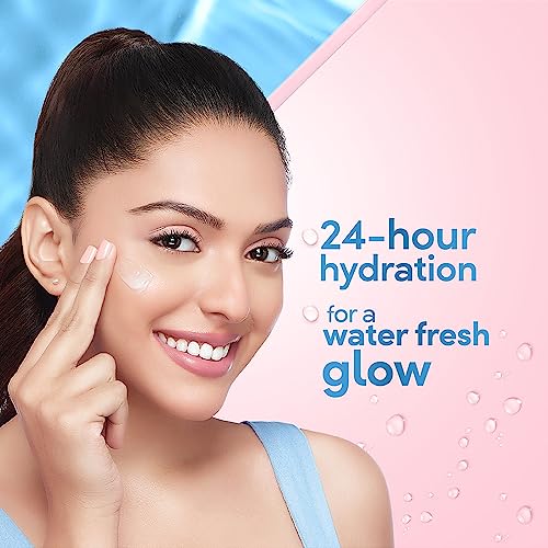 POND'S Super Light Gel, Oil-free Moisturizer, 100ml for Hydrated, Glowing Skin, with Hyaluronic Acid & Vitamin E, 24Hr Hydration, Non-Sticky, Spreads Easily & Instantly Absorbs