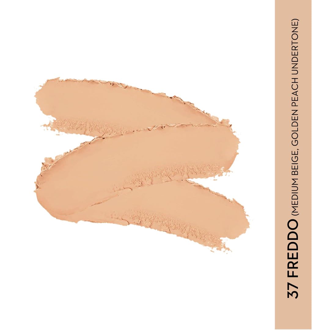 SUGAR Cosmetics Ace Of Face Foundation Stick with In-Built Brush | Lasts 24hrs | Full Coverage Foundation for Women| 7gm - 37 Freddo