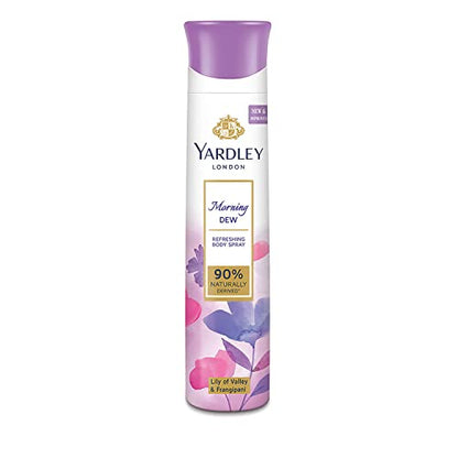 Yardley London Morning Dew Refreshing Deodorant Body Spray For Women, 150ml