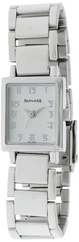 Sonata Wedding Analog White Dial Women's Watch-NL8080SM02/NP8080SM02