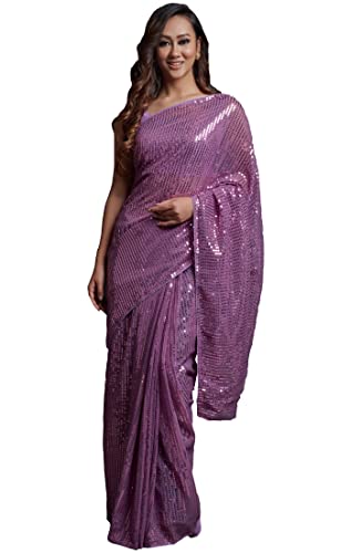 sequence work saree