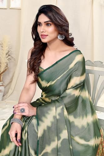 elegant printed saree