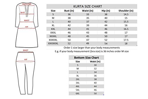 size chart for women