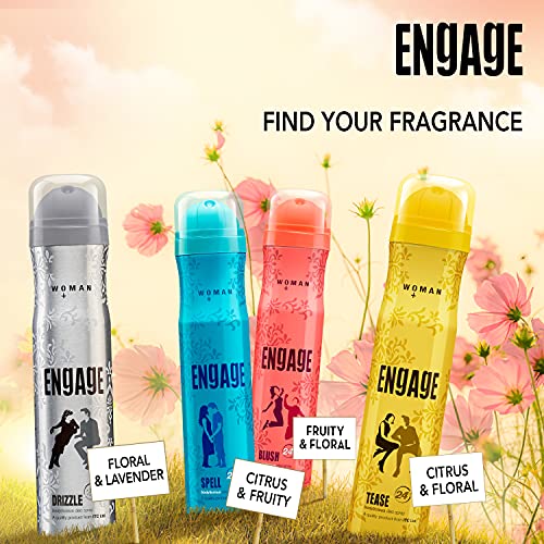 Engage Blush Deodorant For Women, 150ml / 165ml