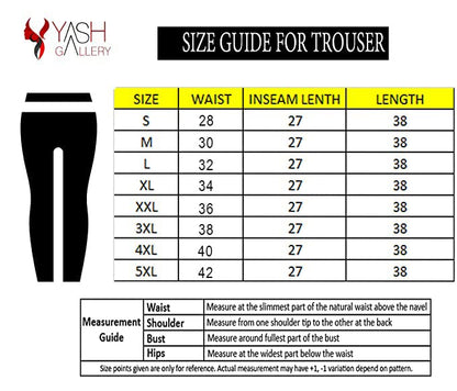 YASH GALLERY Women's Cotton Slub Solid Regular Fit Casual Trouser Pants Mustard