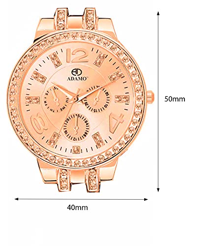 ADAMO Analog Rose Gold Dial Women's Watch-839KKM21