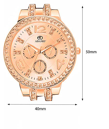 ADAMO Analog Rose Gold Dial Women's Watch-839KKM21