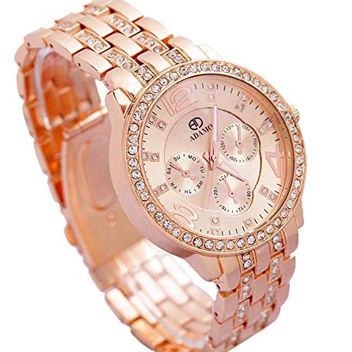 ADAMO Analog Rose Gold Dial Women's Watch-839KKM21